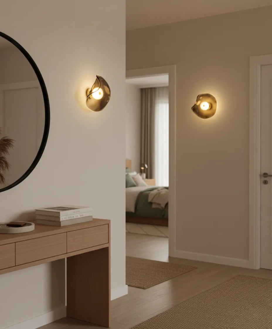 Luminaire plafond en verre style design intérieur moderne.