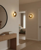 Luminaire plafond en verre style design intérieur moderne.