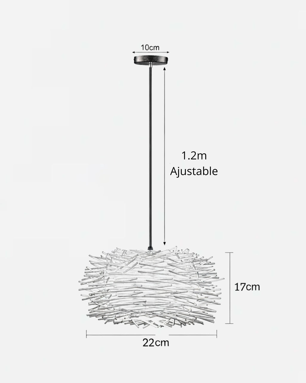 Lustre en osier naturel, luminaire bohème pour plafond de salon et décoration intérieure lumineuse.