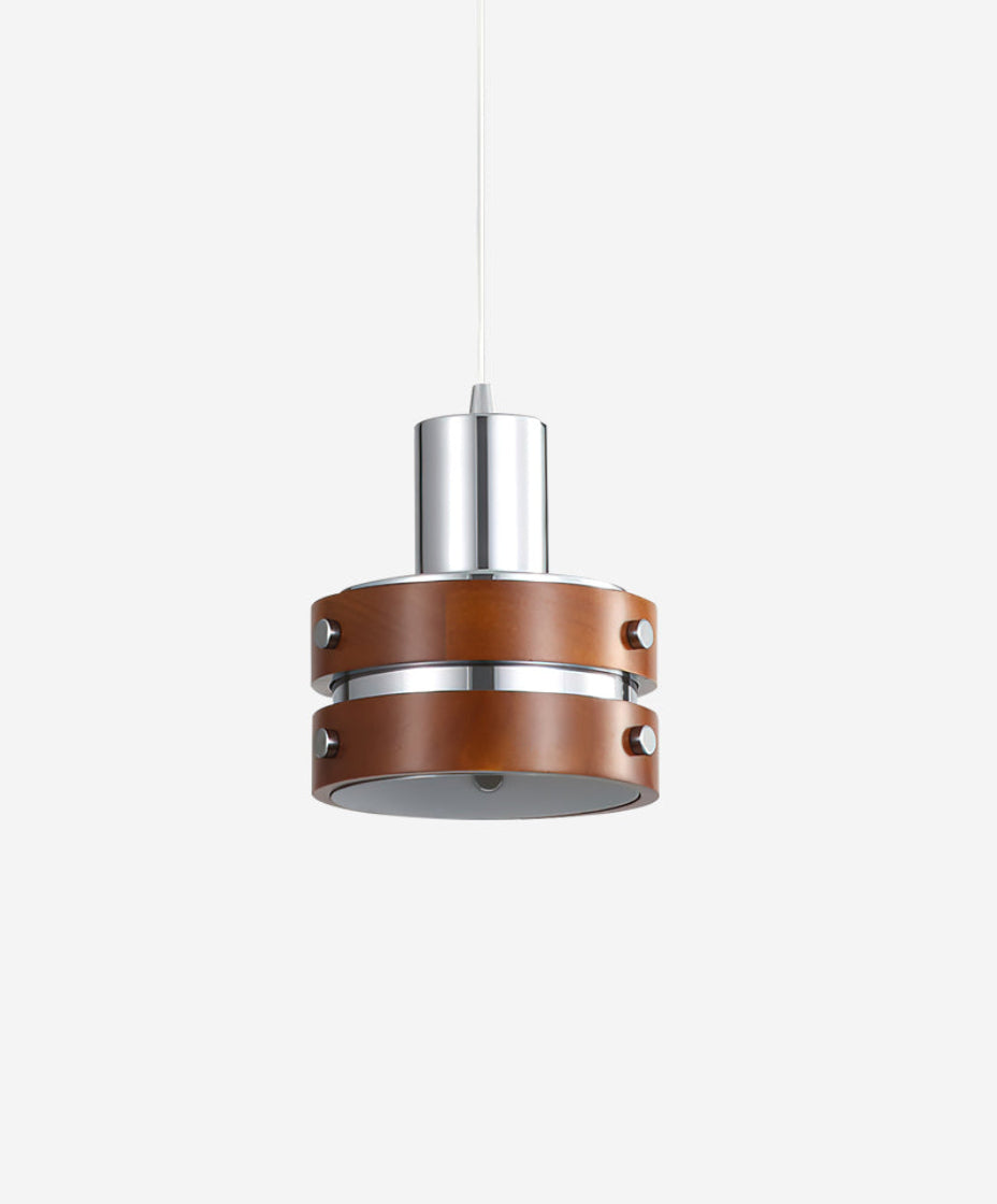 Lustre en verre pour éclairage design dans salon contemporain.