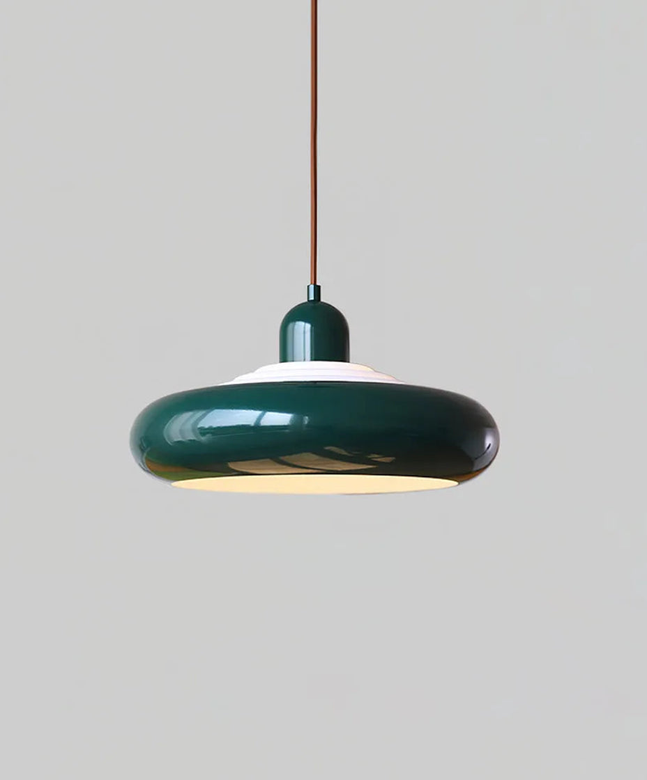 Lustre en verre élégant pour salon et salle à manger.