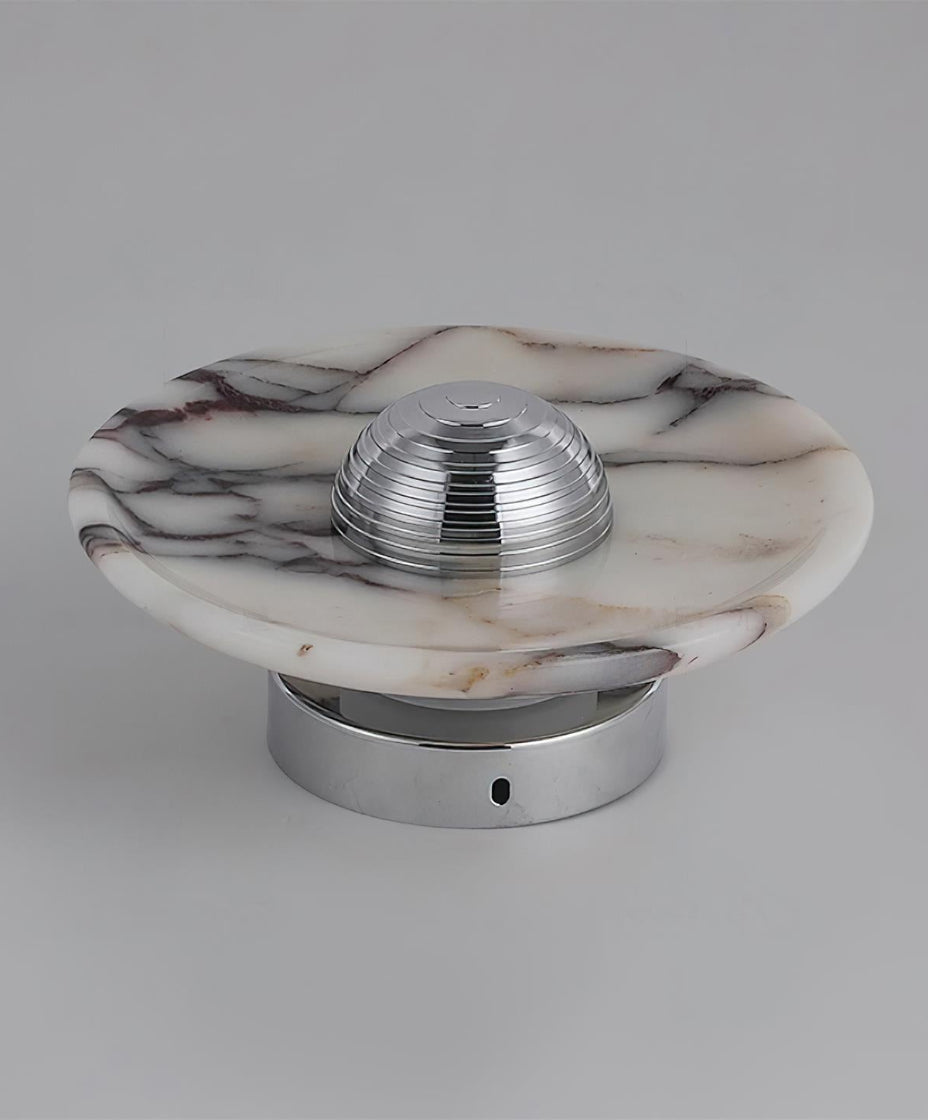 Lustre en verre minimaliste pour éclairage plafond dans salon ou chambre.