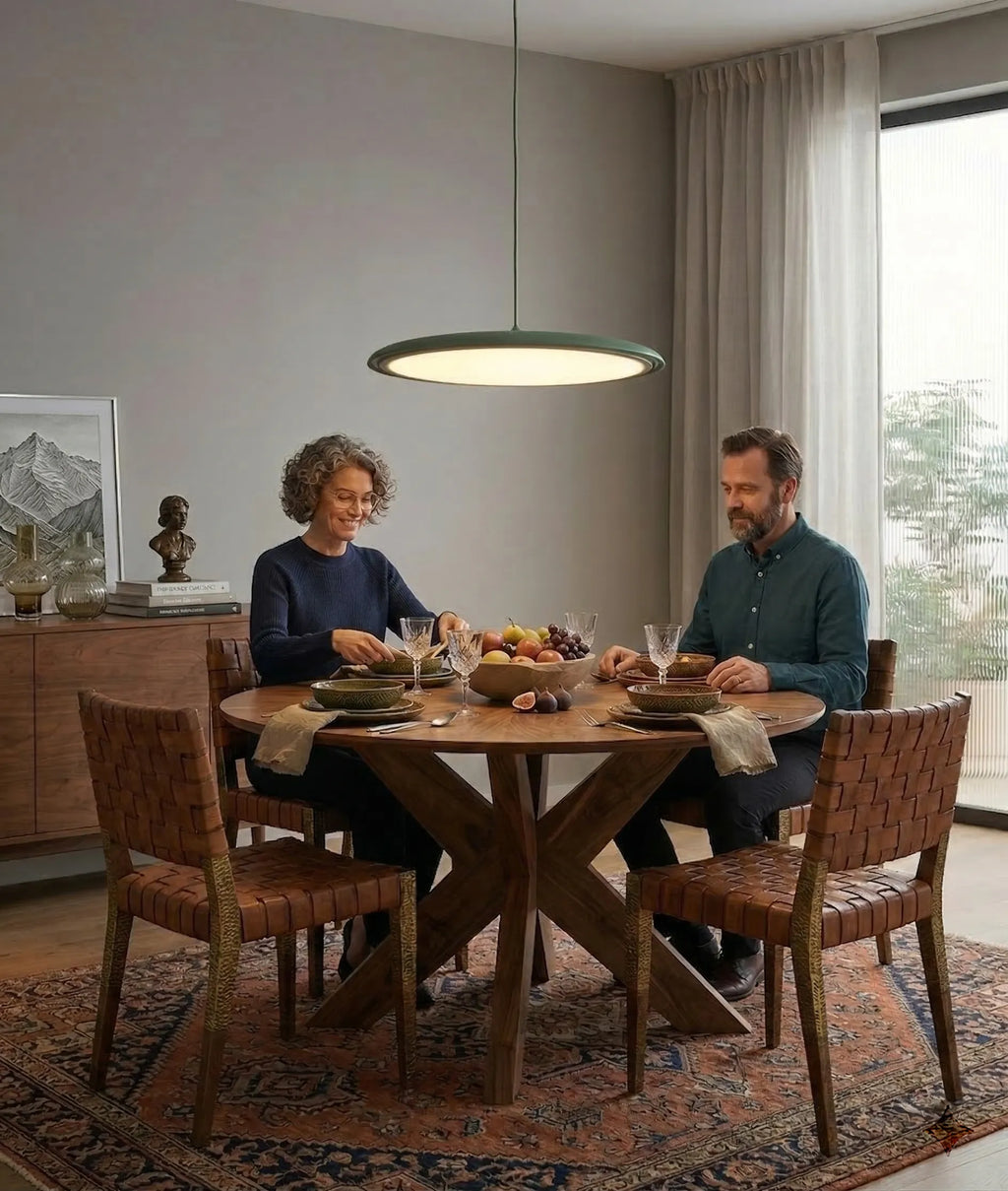 Lustre moderne en verre suspendu pour intérieur design et lumineux.