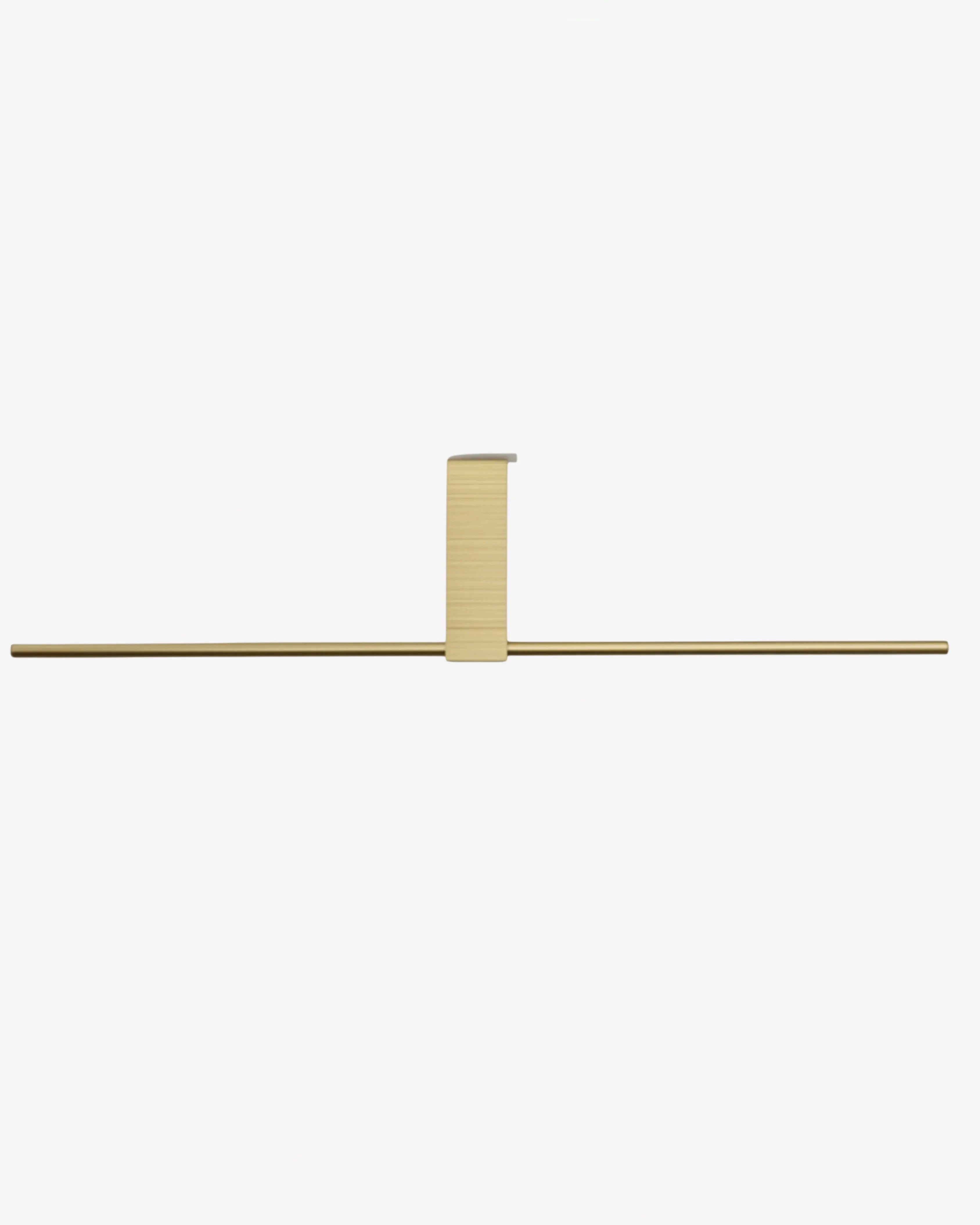Plafonnier linéaire noir 90 cm avec LED intégrée, design minimaliste moderne pour salle à manger ou bureau.