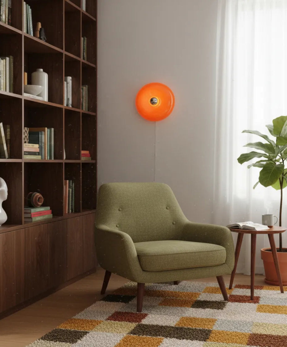 Plafonnier en verre pour luminaire déco intérieur moderne.